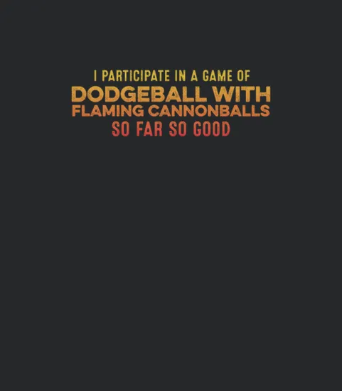 I Participate In A Game Of Dodgeball With Flaming