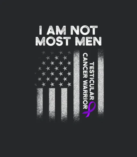Mens Testicular Cancer Survivor Most Men Purple