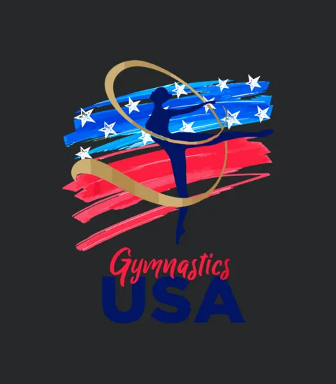 Gymnastics Usa Support The Team Usa Flag