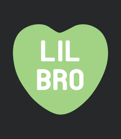 Lil Bro Geen Candy Heart