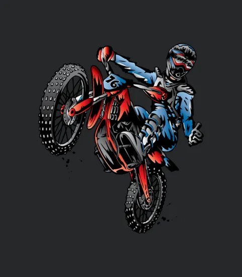 Motocross Dirt Bike Stunt Rider