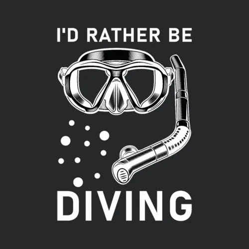Id Rather Be Diving Scuba Diver Scuba Diving