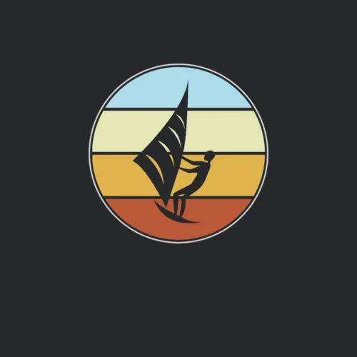 Kite Surfing Retro
