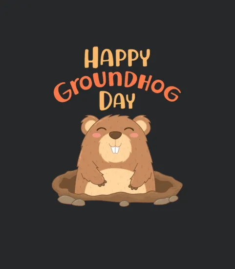Awesome And Funny Happy Groundhog Day Shirt