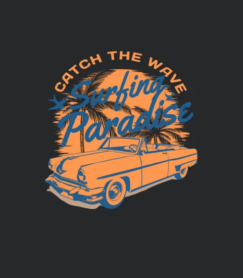 Surfing Paradise Muscle Car