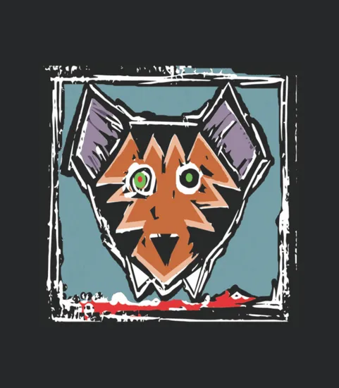 Zombie Origami Tiger