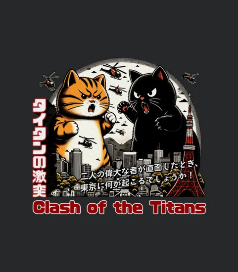 Clash Of The Titans Giant Kawaii Cats In Tokyo