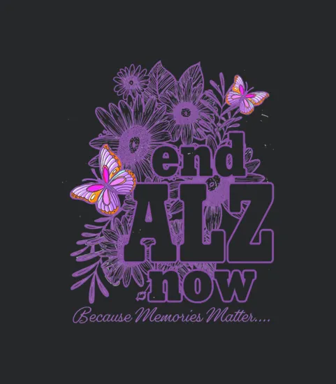 End Alzheimers Now Alz Awareness With Butterflies