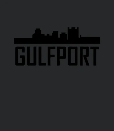 Gulfport Mississippi City Skyline