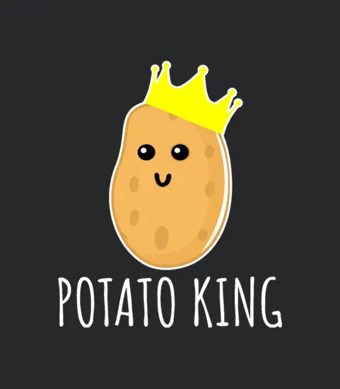 Potato King Funny Potato Gift