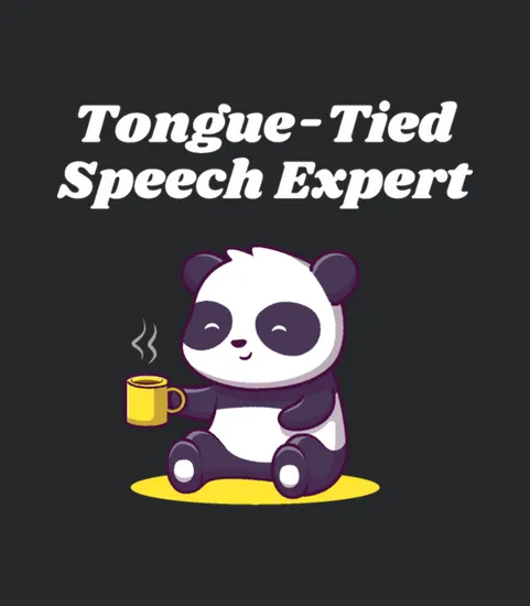 Tongue Tied Speech Expert Introvert Joke Antisocia
