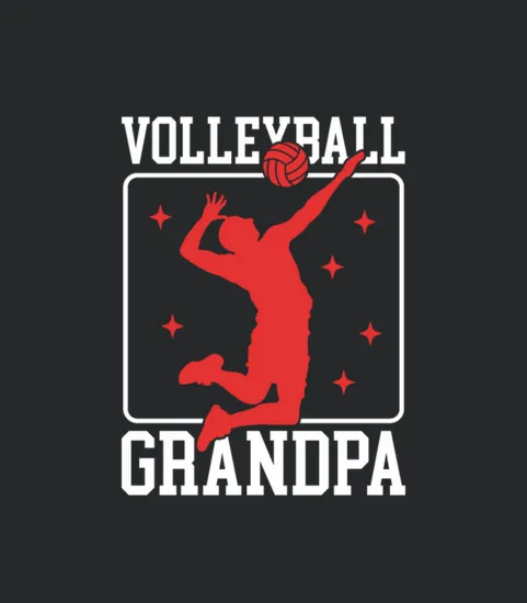 Volleyball Grandpa Volleyballer