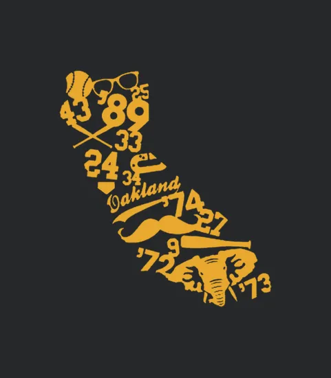 We Run California Oakland Athletics A S World Seri