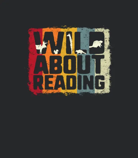 Wild About Reading Shirt Vintage Zoo Animals