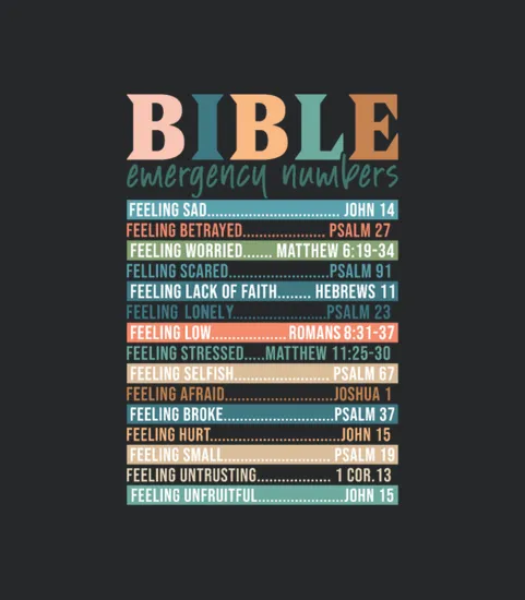 Bible Emergency Numbers