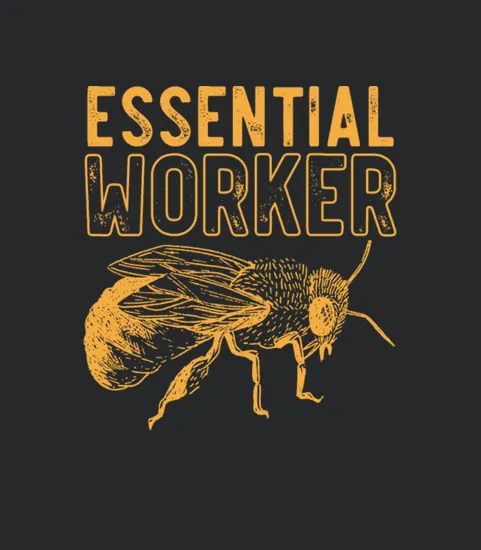 Essential Worker Bee Beekeeper Honeycomp