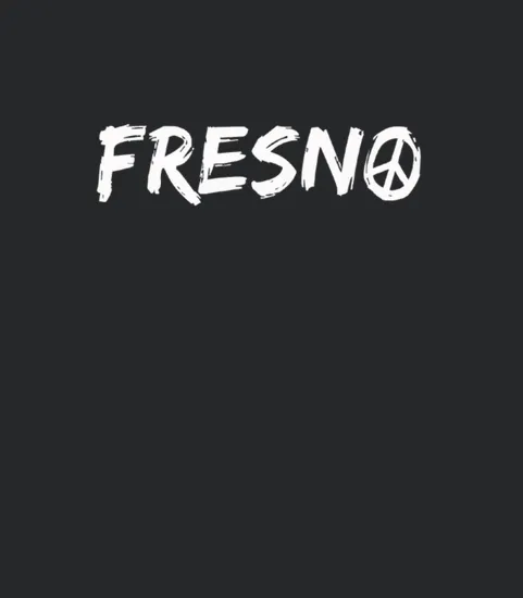Fresno California Cali Peace Sign Pacific