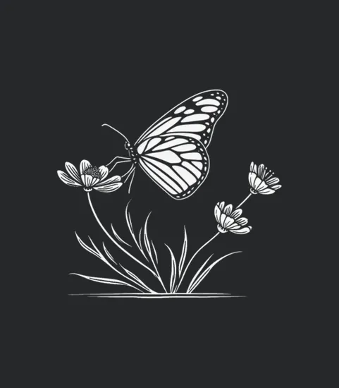 Monarch Butterflys Graceful Landing