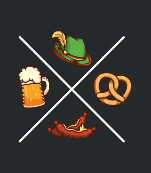 Oktoberfest Essentials Beer Pretzel Bavaria German