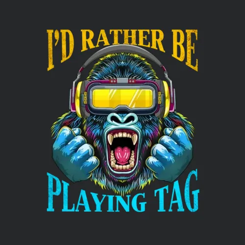 Id Rather Be Playing Tag Gorilla Monke Vr Gamer