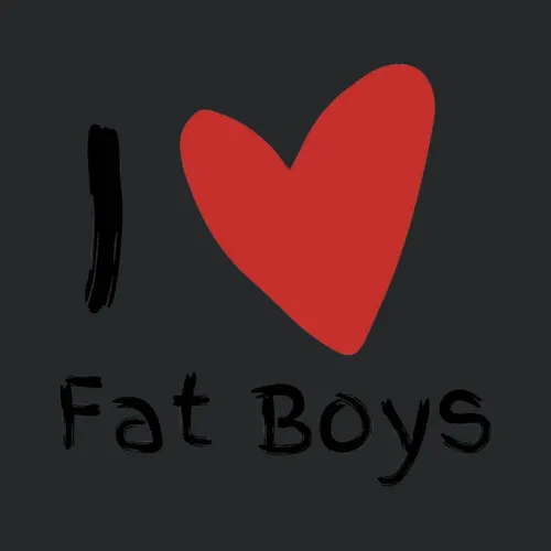 I Love Fat Boys Funny Tshirts