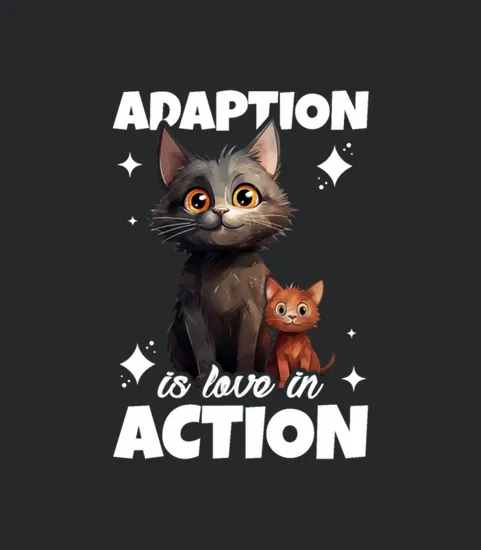 Adoption Is Love In Action Mother Cat Adopt Cute