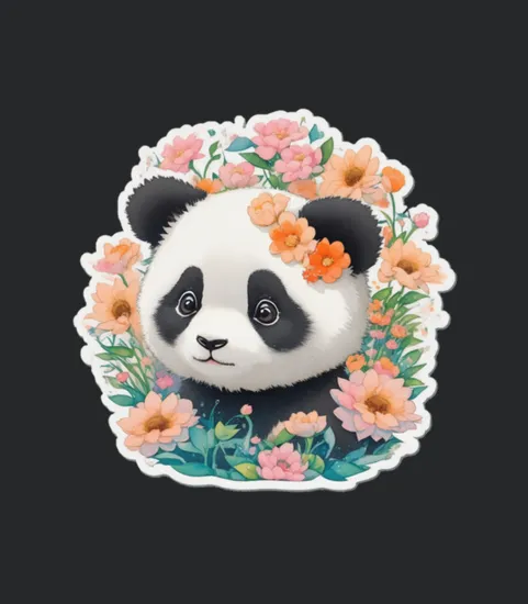Cute Panda Nice Ai Designs