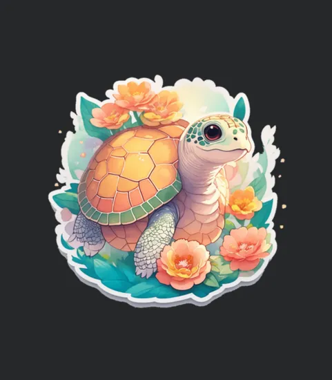 Cute Turtle Nice Ai Designs