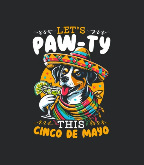 Funny Cinco De Mayo Dog Lover Mexican Festival