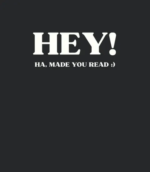 Hey Ha Made You Read Funny