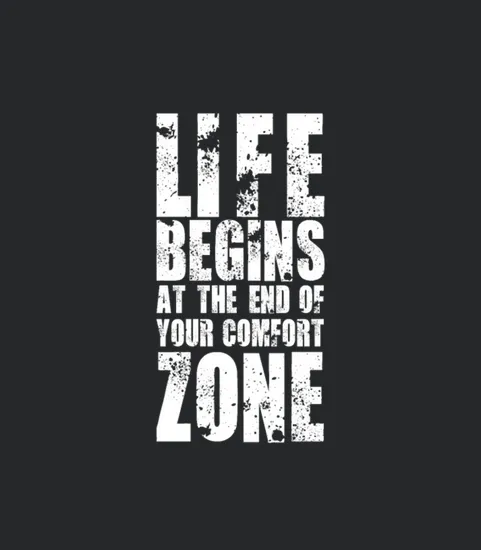 Life Begins At The End Of Your Comfort Zone Gift M