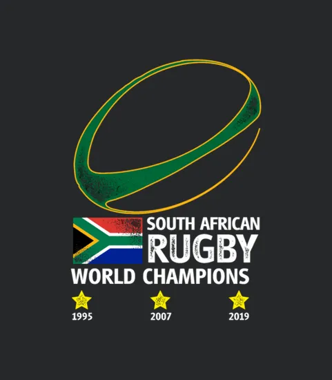 South African Rugby Bokke Triple World Champions 2