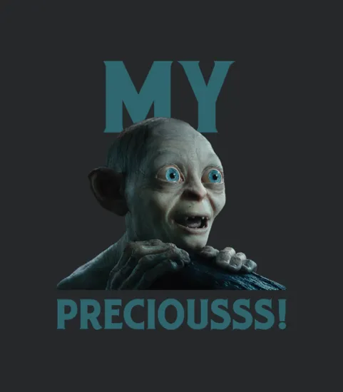 The Hobbit Funny Gollum Design My Precious