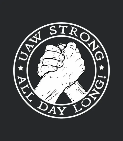 Uaw Strike Red Tee United Auto Workers Picket Sign