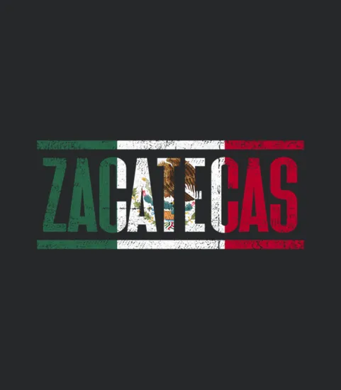 Zacatecas Con La Bandera De Mexico