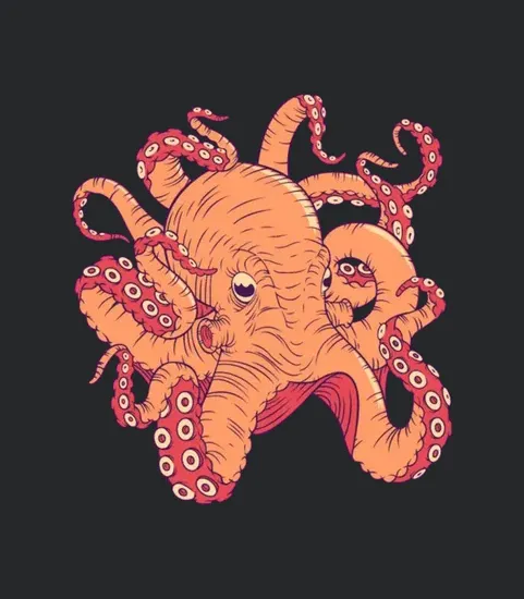 Cool Octopus Ocean Marine Animal Sea