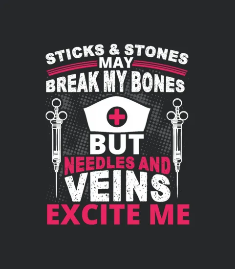 Funny Phlebotomy Tee Nurse Needles And Veins Gift