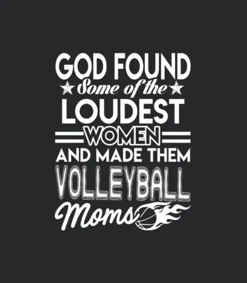 Loudest Volleyball Mom Mothers Gift