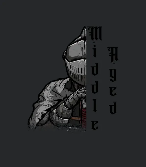 Middle Aged With Medieval Knight Middle Age