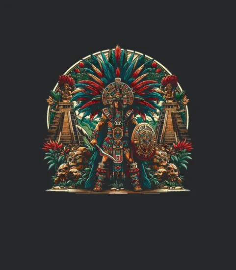 Aztec Warrior Native Mexican Aztec Civilization
