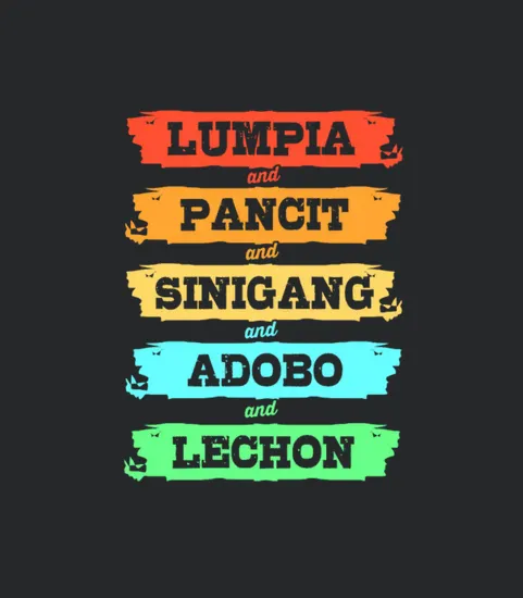 Pinoy Philippines Merch Filipino Food