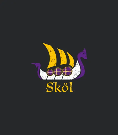 Skol Nordic Scandinavian Vikings Boat Gift Tee