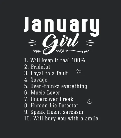 10 Things About January Girl