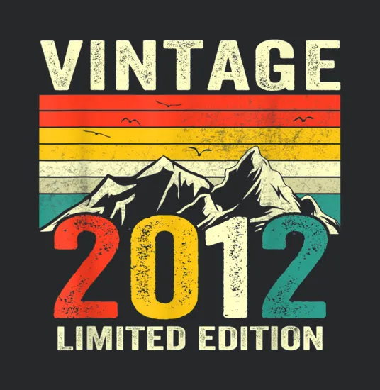 10 Year Old Gifts Vintage 2012 Limited Edition 10th Birthday