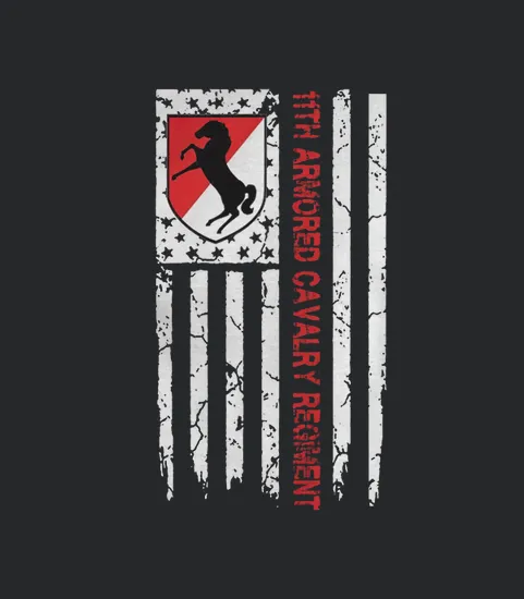 11th Armored Cavalry Regiment American Flag