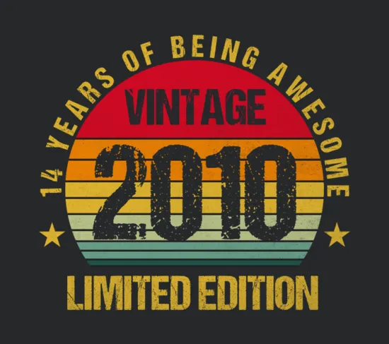 14 Years Old Of Being Awesome 2010 14th Birthday