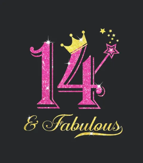 14th Birthday Girl Fabulous Princess