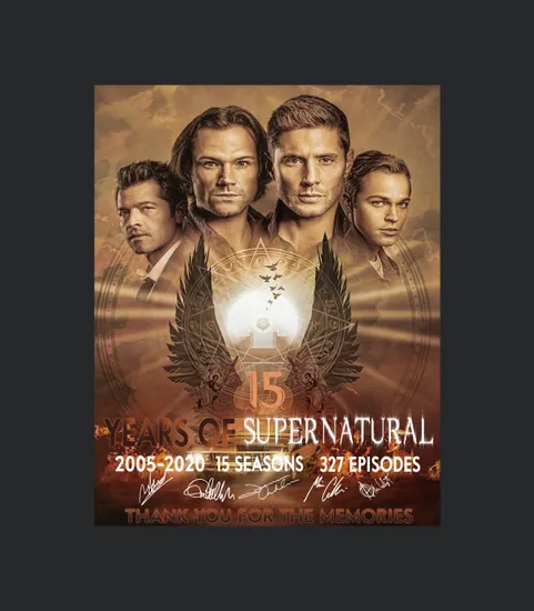 15 Years Of Supernatural Final Season Poster 