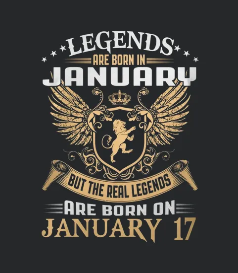 17 Legends Are Born On January 17