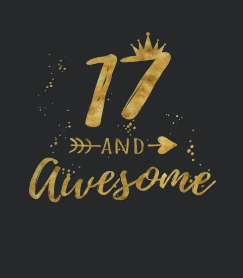 17th Birthday For Teen Girl 17 And Awesome Gifts Tee
